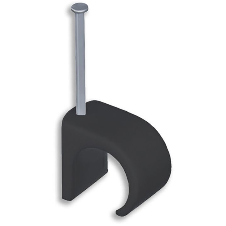 Kaabliklamber Baltplast BP KS 5-7 mm ümarale kaablile must 25 tk