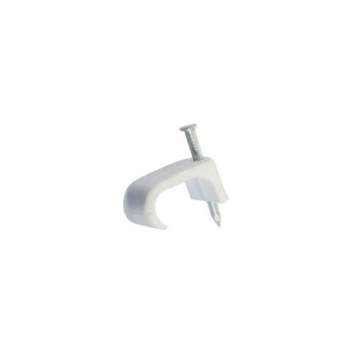 Kaabliklamber Baltplast BP KS 5x8 mm lapikule kaablile valge 100 tk