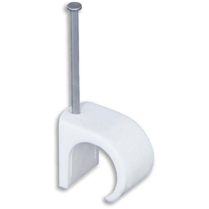 Kaabliklamber Baltplast BP KS 7-10 mm ümarale kaablile valge 25 tk