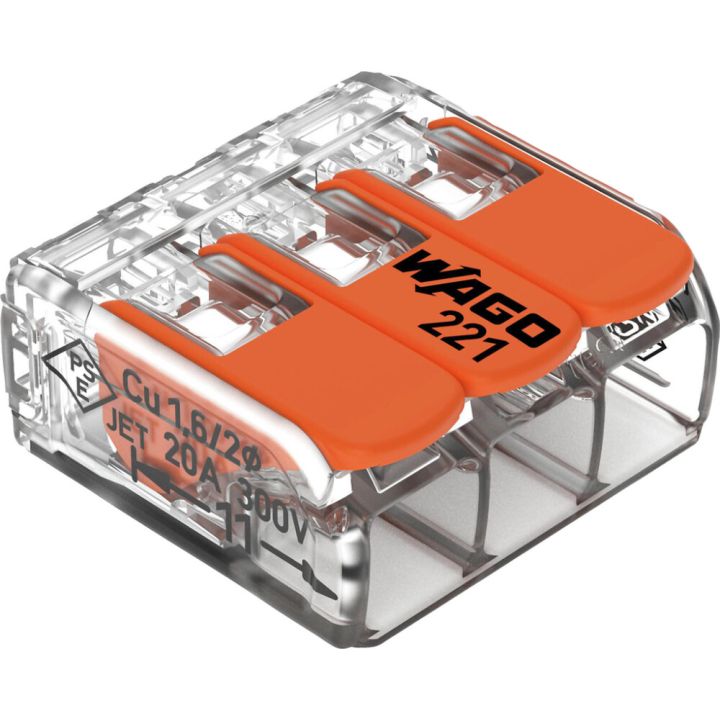 Klemmid Wago Compact 221-413, 5 tk