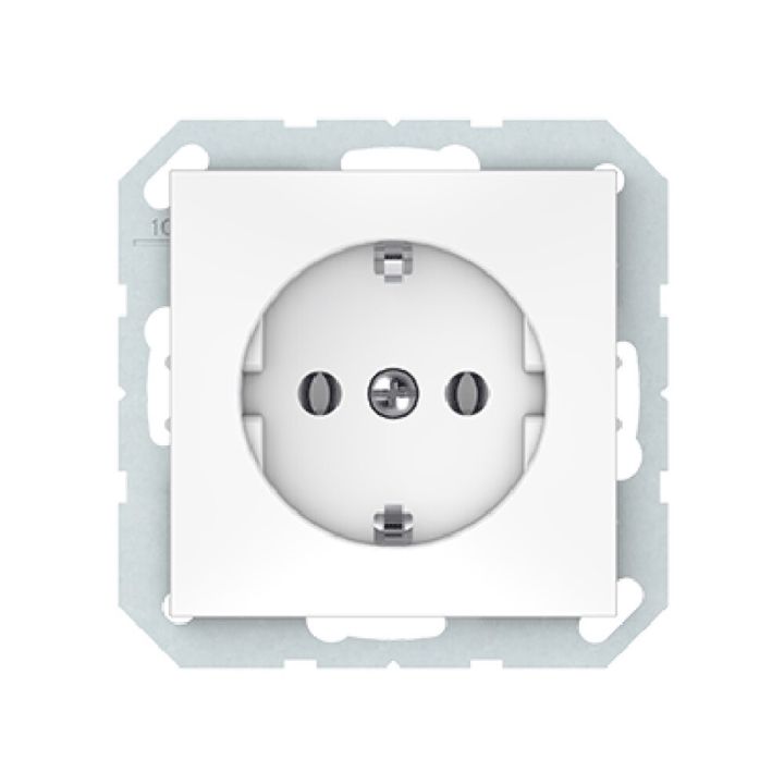 Pistikupesa raamita Vilma Quadrum QR 1000 maandusega valge