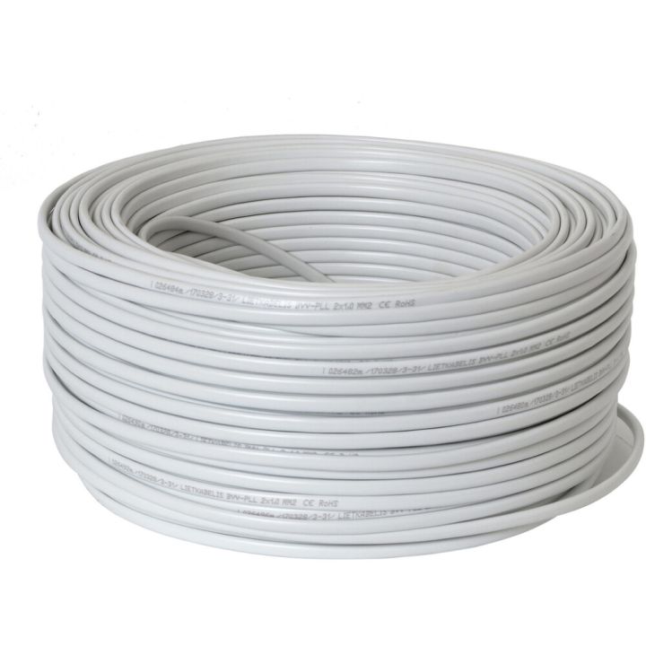 Kiudkaabel lapik Lietkabelis BVV-PLL 2 x 1,0 mm² 10 m