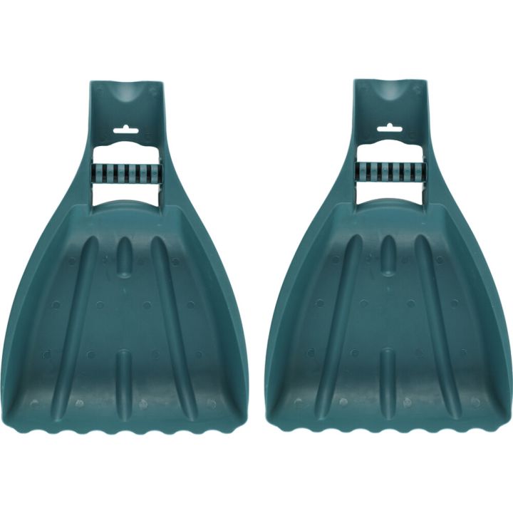 Lehtede kühvel 2 tk, roheline