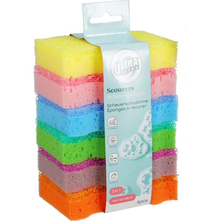 Svamm 11 x 7 x 2,5  cm, 6 tk/pk