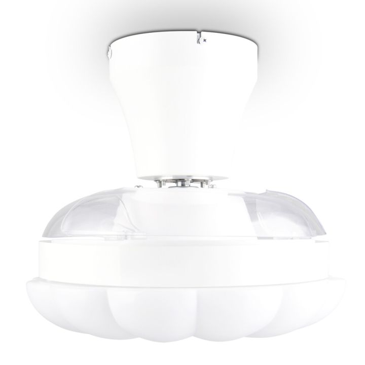 LED-valgusti ventilaatoriga Reality Leuchten Boras Ø 60 cm