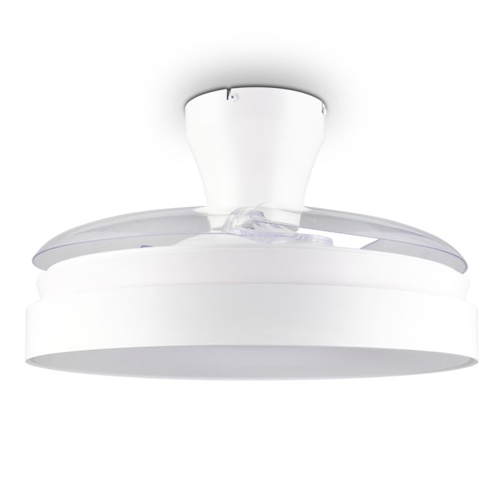 LED-valgusti ventilaatoriga Reality Leuchten Vansbro Ø 50 cm
