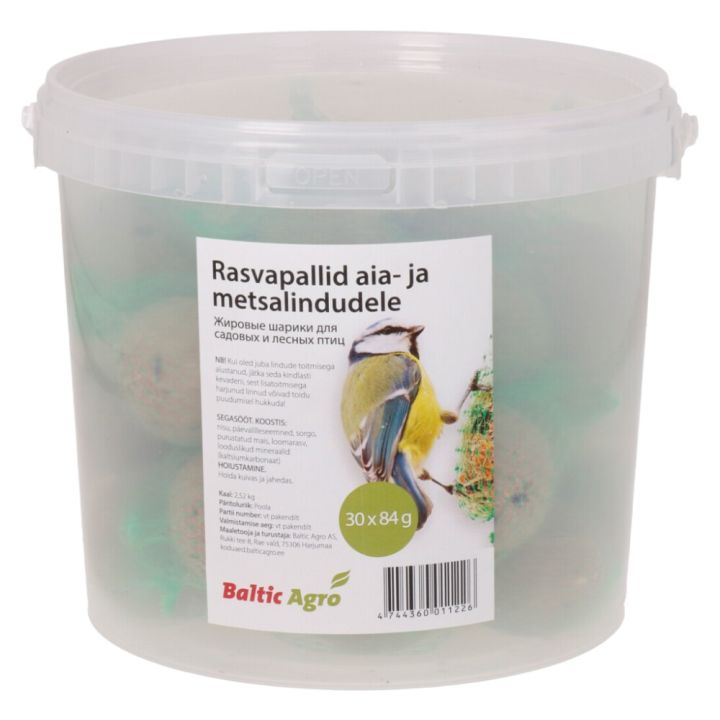 Rasvapallid lindudele 30 x 84 g