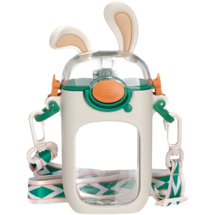 Joogipudel Atom Jänes 400 ml, roheline/valge