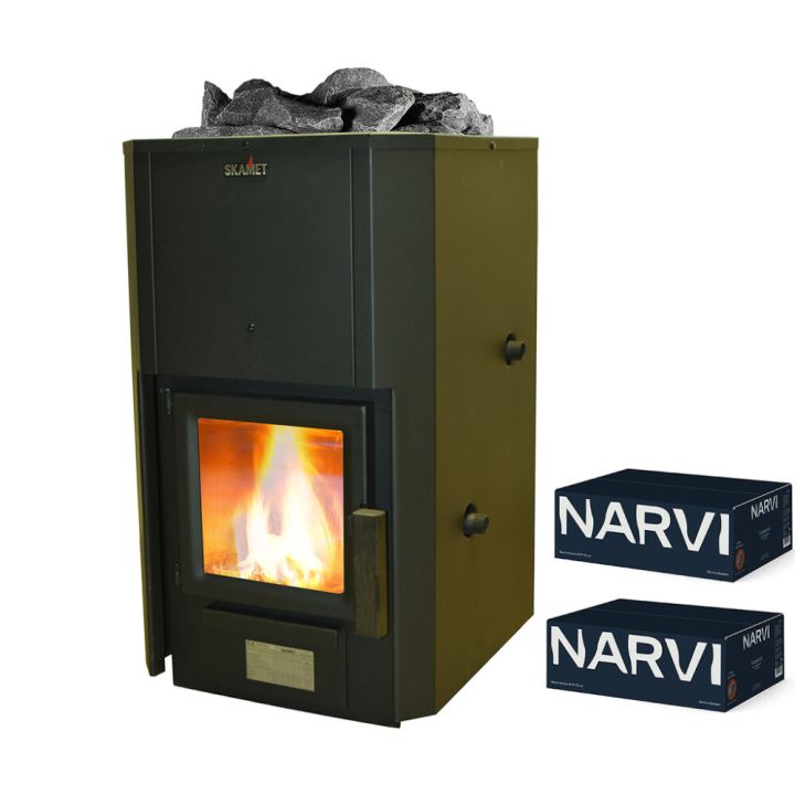 Puukeris Skamet P116 BPGL ja 2 kasti kerisekive Narvi