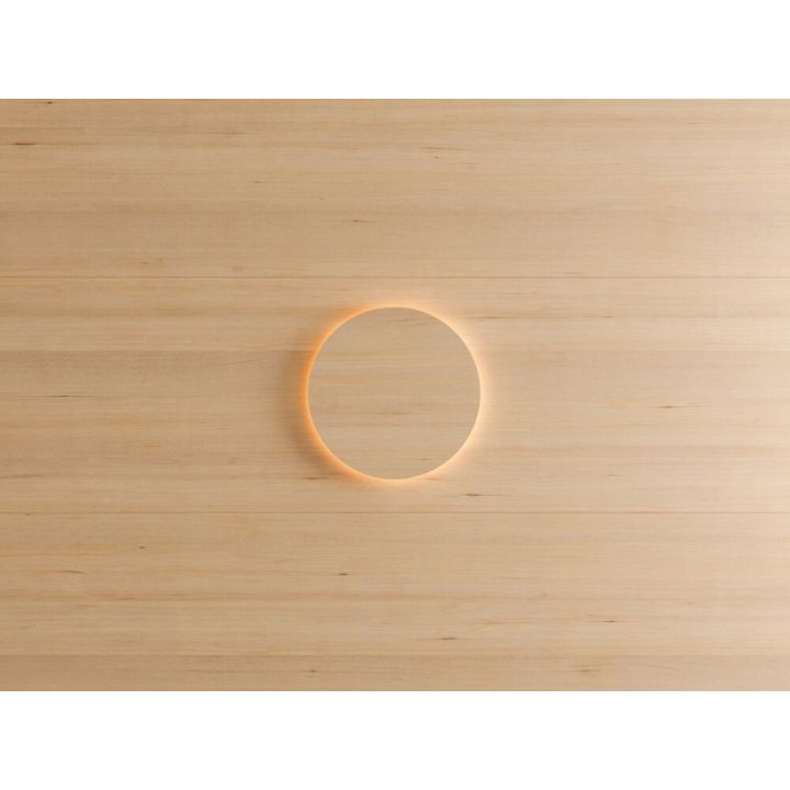Sauna LED-seinavalgusti Cariitti Eclipse Hemlock Ø 20,3 cm