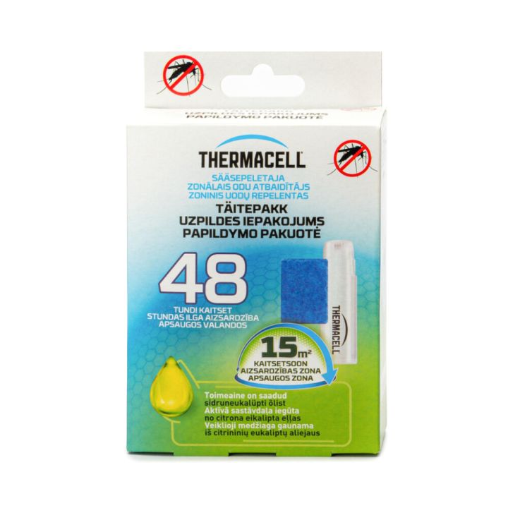 Täitekomplekt Thermacell 48h/citriodiol