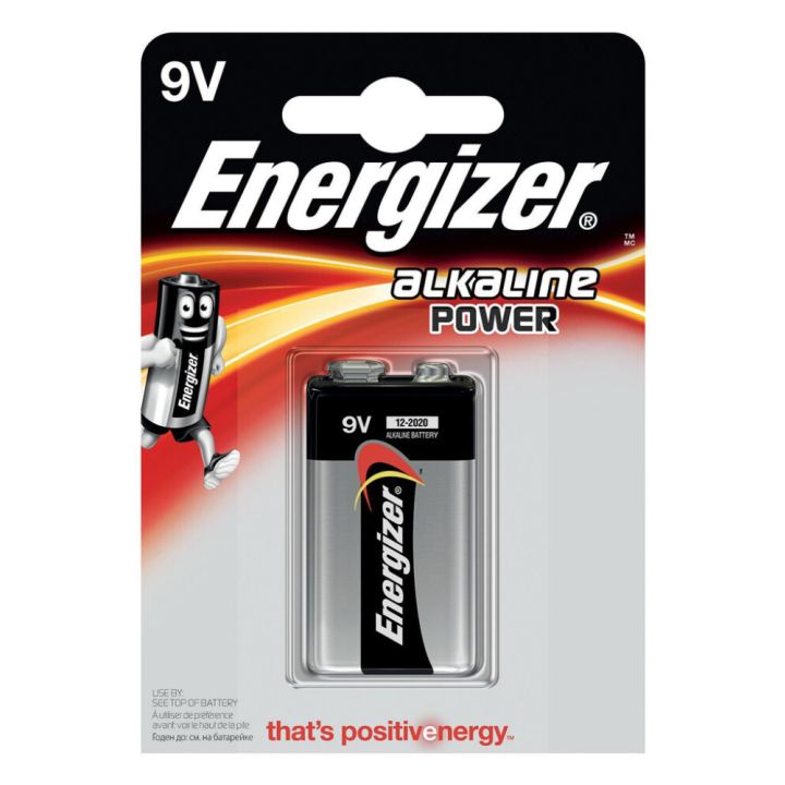 Patarei Energizer Alkaline Power 9V (6LR61)