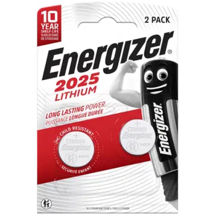 Patareid Energizer Lithium CR2025 – 2 tk