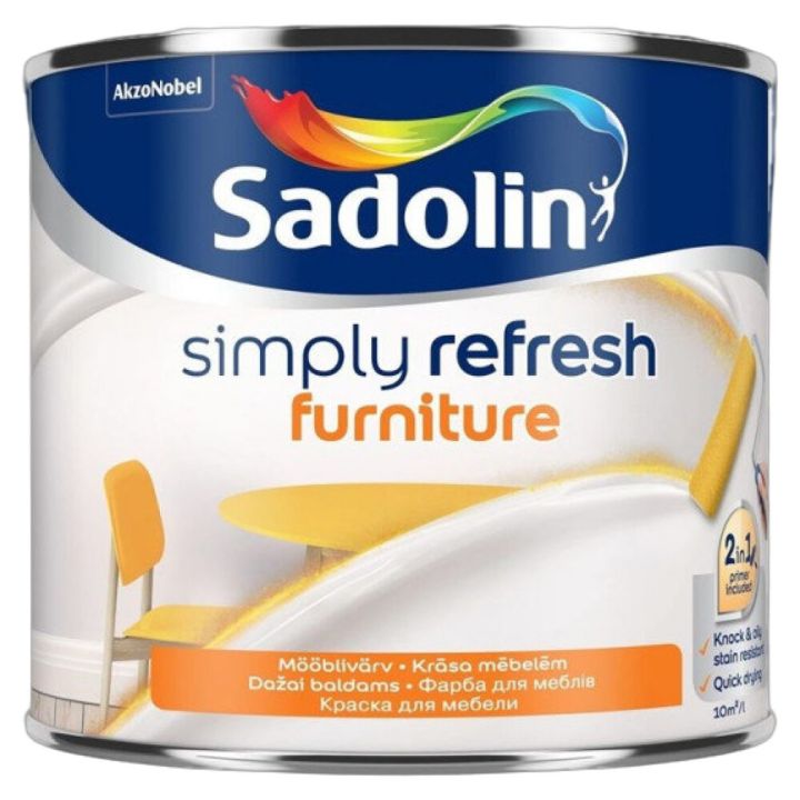 Mööblivärv Sadolin Simply Refresh Furniture BC toonitav 0,5 l