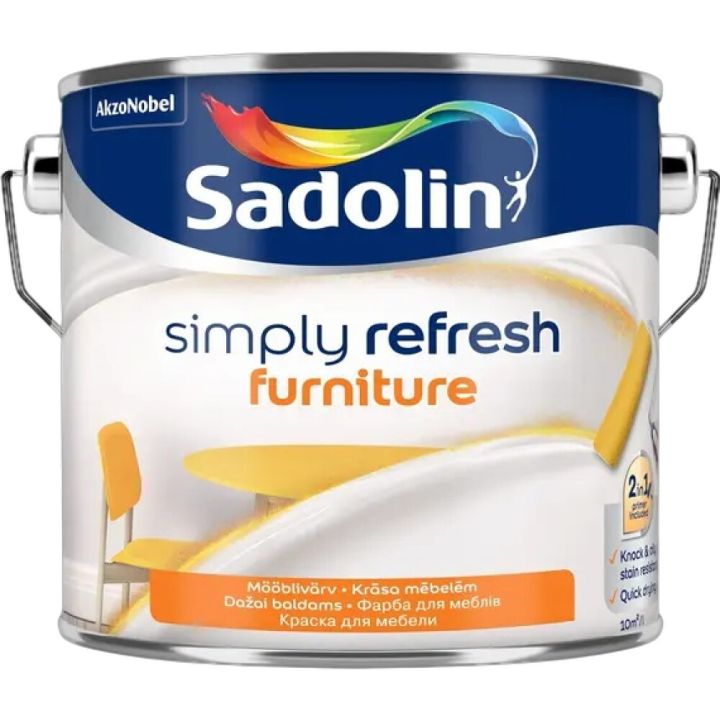 Mööblivärv Sadolin Simply Refresh Furniture BC toonitav 2,5 l