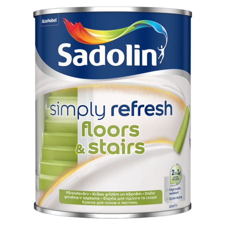 Põrandavärv Sadolin Simply Refresh Floors & Stairs BC toonitav 0,9 l