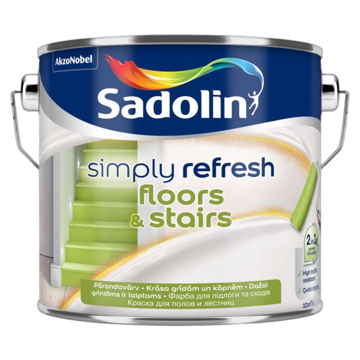 Põrandavärv Sadolin Simply Refresh Floors & Stairs BC toonitav 2,5 l