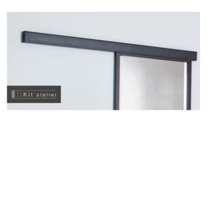 Lükandukse siinidekomplekt Loft must 1950 mm