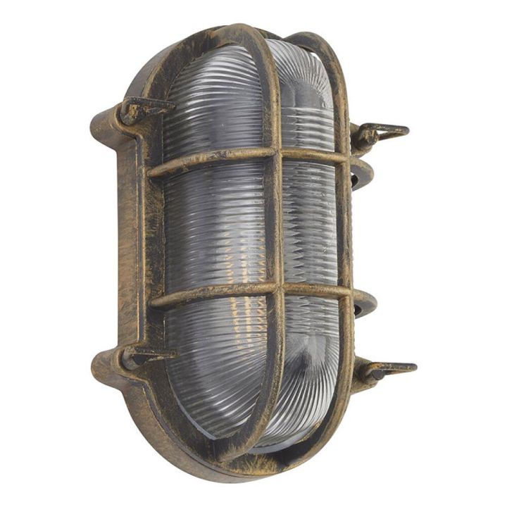 Välisvalgusti Searchlight Bulkhead alumiinum/kuld