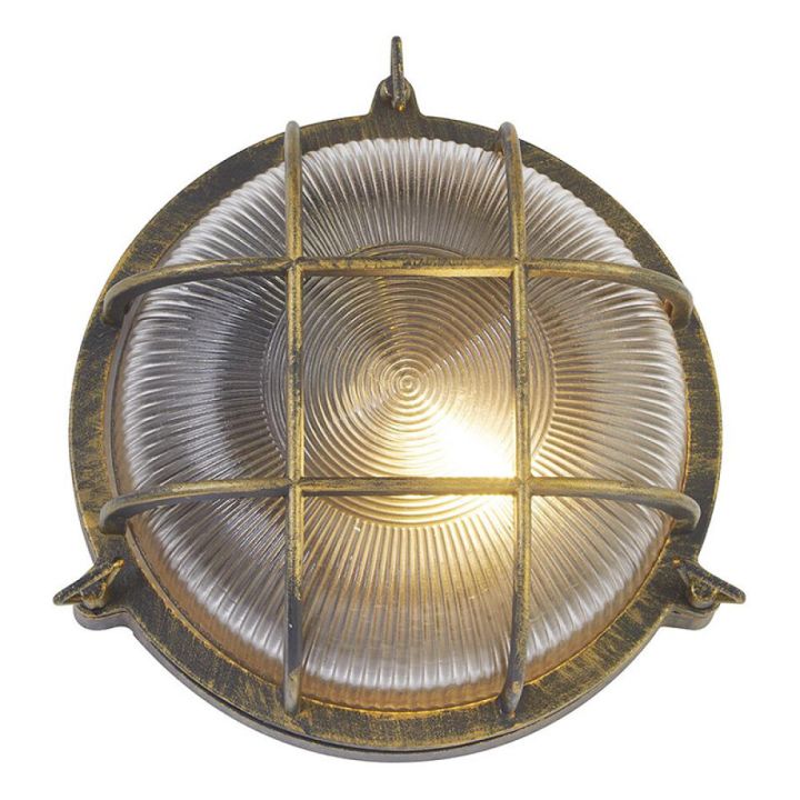 Välisvalgusti Searchlight Bulkhead alumiinium/kuld