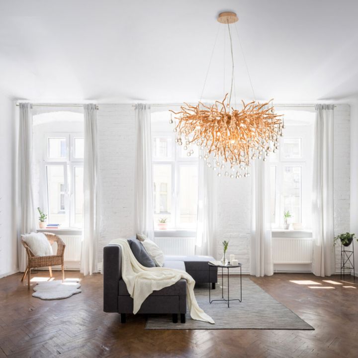 Rippvalgusti  Paul Neuhaus Icicle Messing