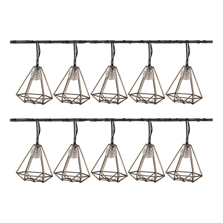 Päikesepatareiga LED-valgussari Luxform Sousse 10-osaline