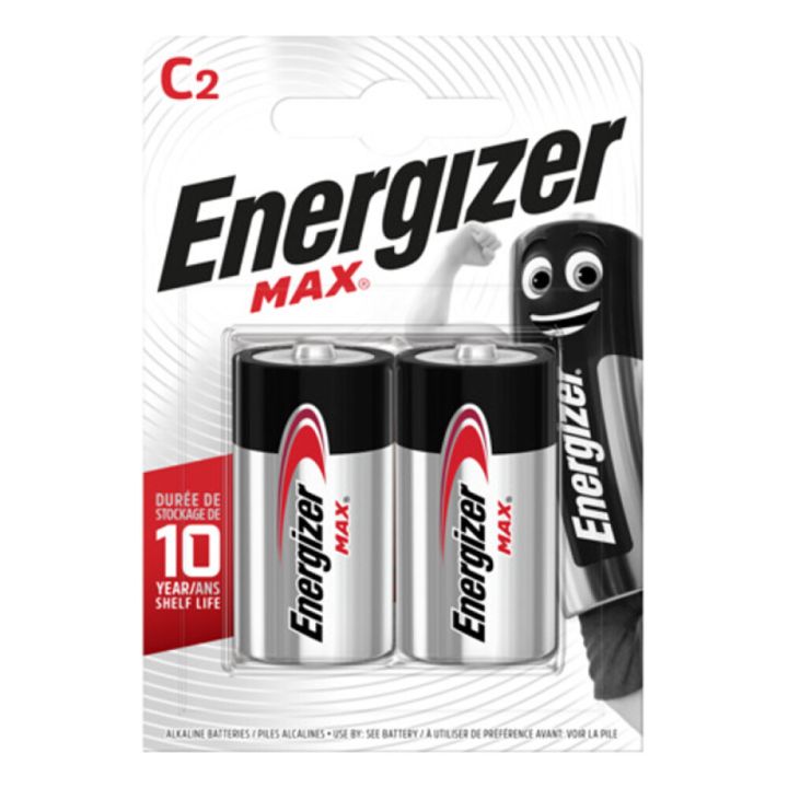 Patareid Energizer Max C LR14 / E93 1.5V– 2 tk pakis