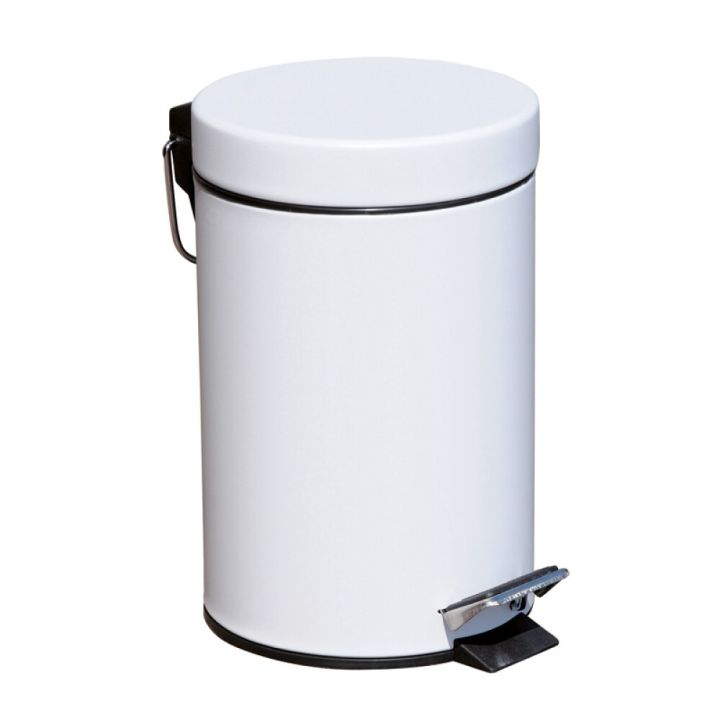 Prügikast Venus valge pedaaliga 3 l