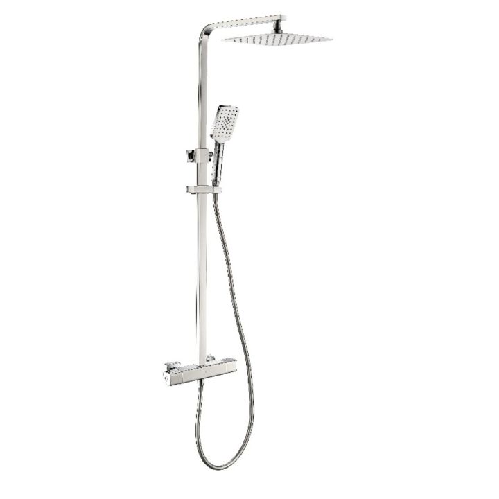 Dušikomplekt termostaatsegistiga Camargue Samsø Nexø 150 mm kroom