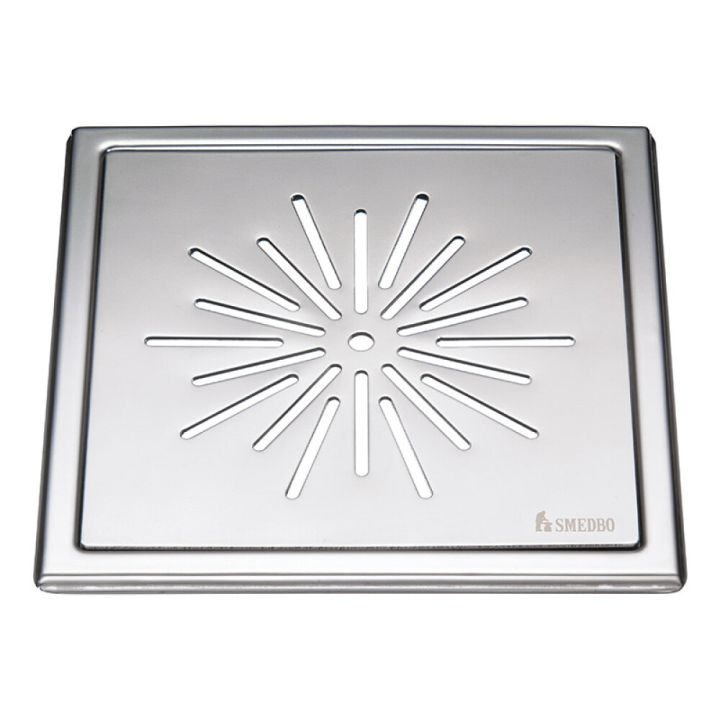 Trapikaas Smedbo Outline FK500 200 x 200 mm läikiv roostevaba teras