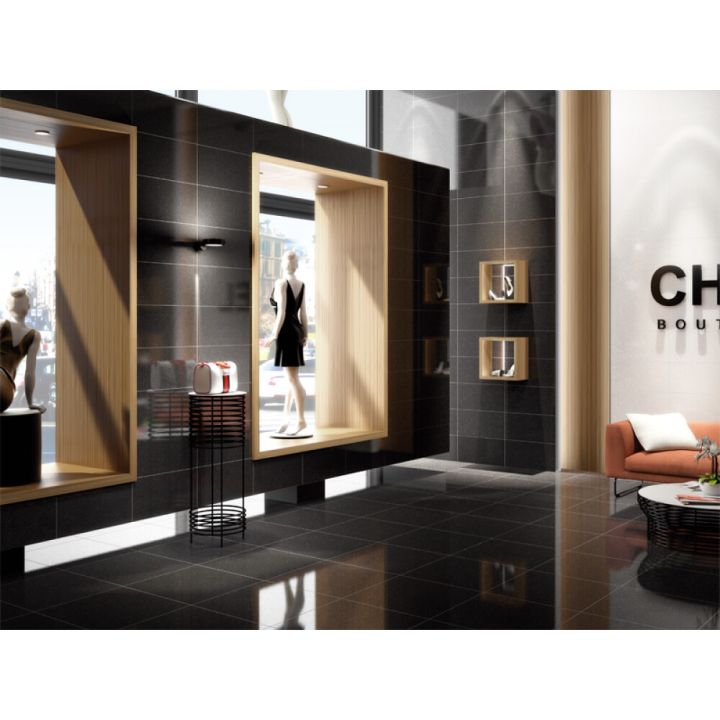 Põrandaplaat Smart Lux must 30 x 60 cm