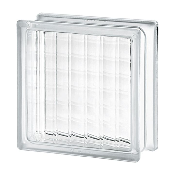 Klaasplokk lai triip 190 x 190 x 80 mm