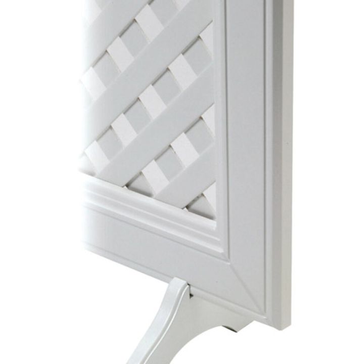 Radiaatori katte tugijalad, valge MDF 2 tk/pakk