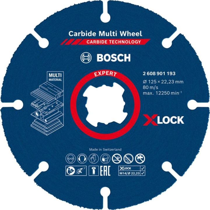 Lõikeketas Bosch X-Lock CMW 125 mm