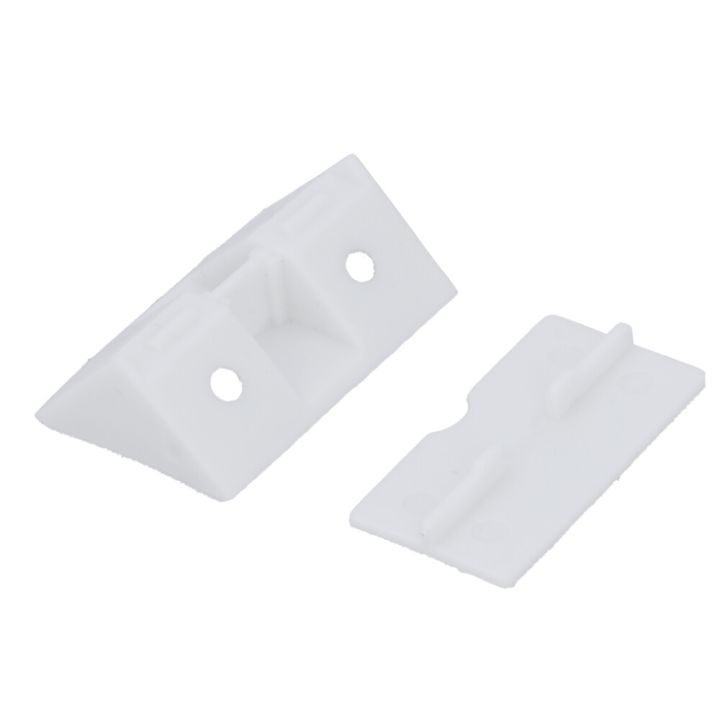 Nurgakinnitus Suki valge plast 21 x 44 x 21 mm
