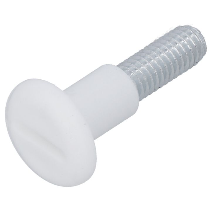 Ühenduskruvi Suki teras valge M6 x 30 mm