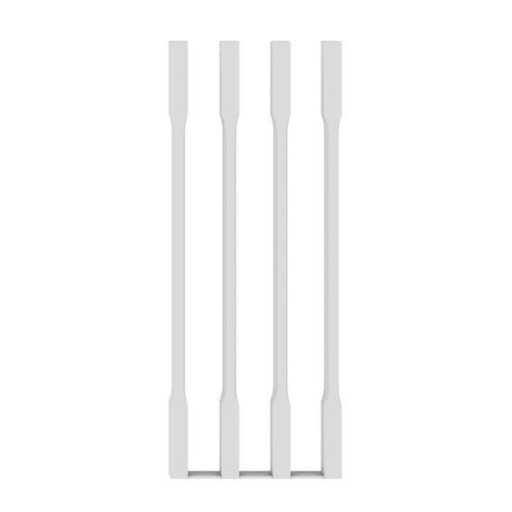 Trepi piirdelipp Lundbergs Helsinki valge 41 x 41 x 1030 mm 4 tk