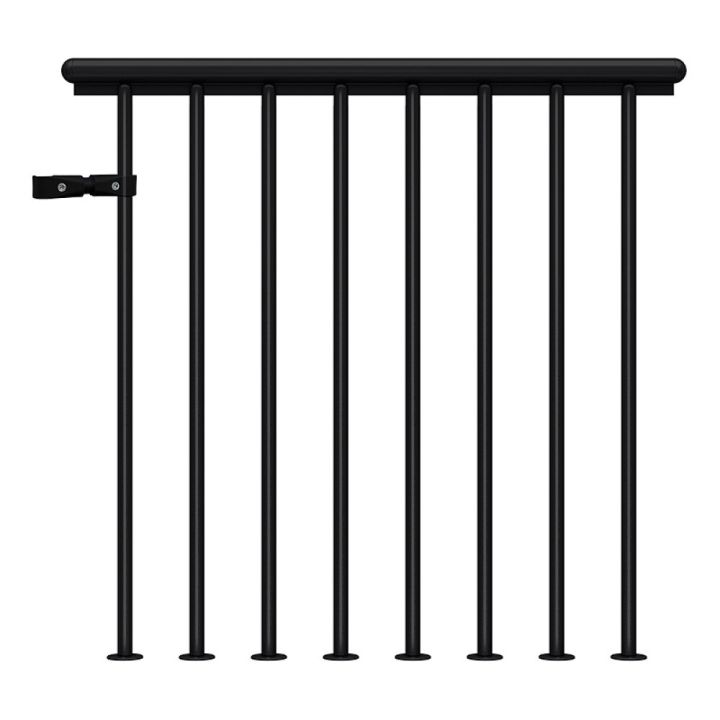 Piirde komplekt Dolle Atlanta ja Dallas treppidele Must