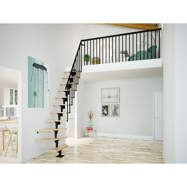 Trepp Dolle Dallas L-kujuline Must