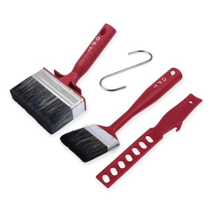 Pintslitekomplekt Mäster Go Paint muldvärvidele 4-osaline