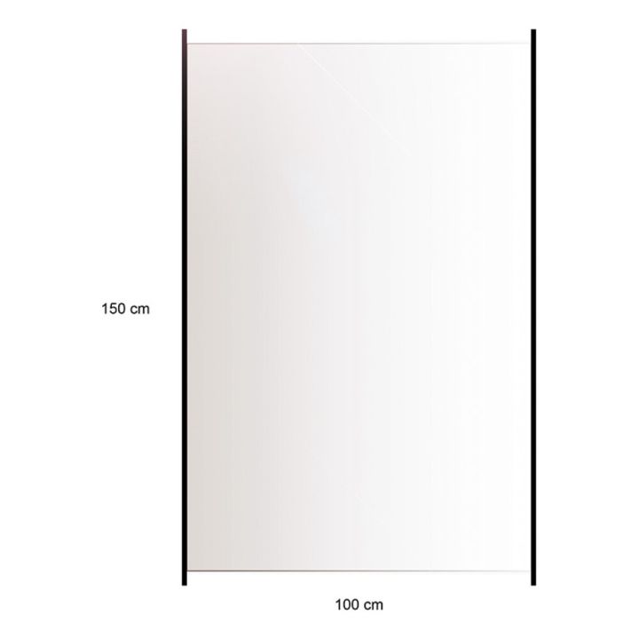 Aiaelement klaasist 150 X 100 cm, suitsuklaas