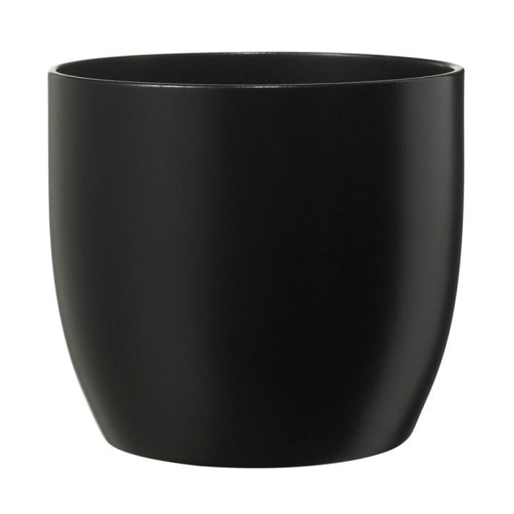Ümbrispott Basel Fashion Ø 14 cm, must
