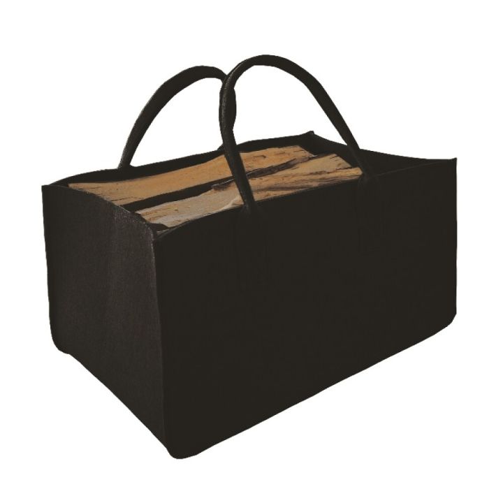 Küttepuude kandekorv Lienbacher must