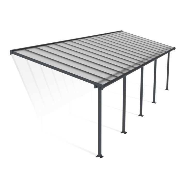 Terrassikatus Canopia Olympia hall/läbipaistev 3 x 10 m
