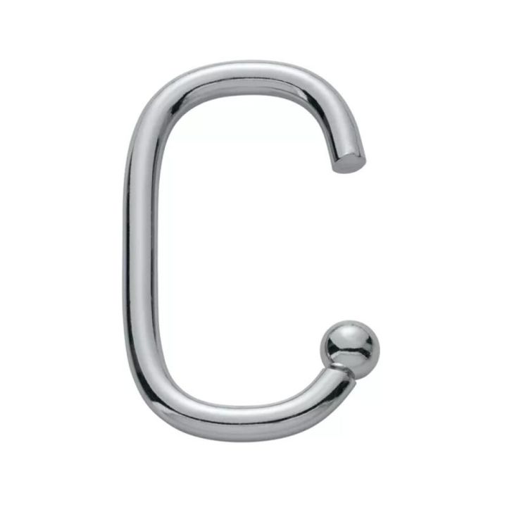 Dušikardinarõngas Diaqua Yara kroom 6,5 × 3,5 cm 12 tk/pk