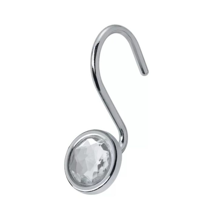 Dušikardina rõngad Diaqua Crystal kroom 12 tk/pakk