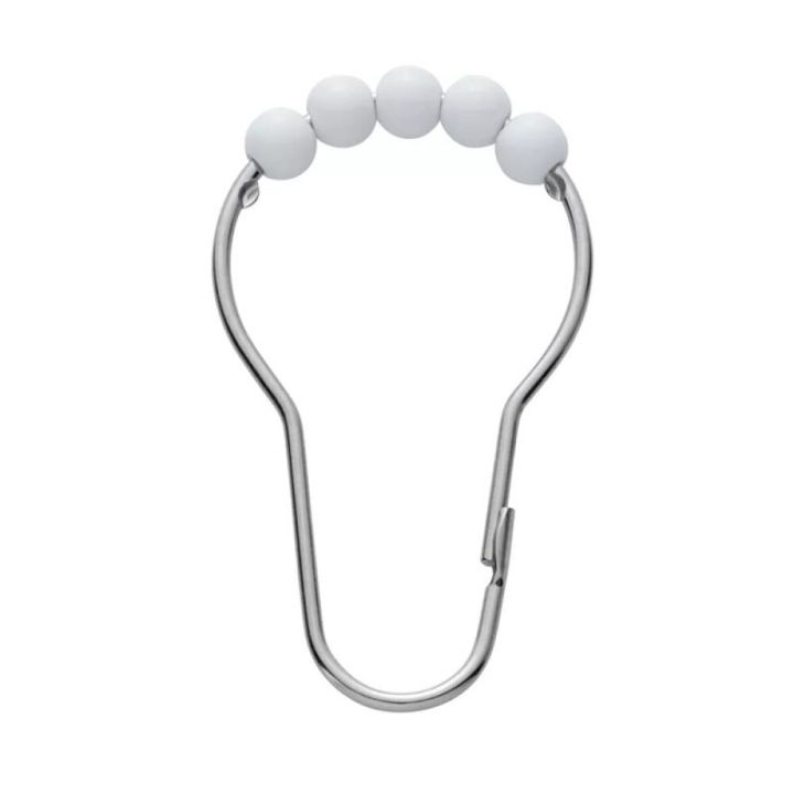 Dušikardina rõngad Diaqua kroom/valge 7 × 4 cm 12 tk/pakk