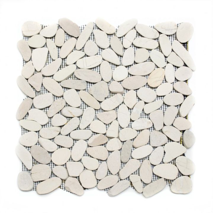 Looduskivimosaiik Kiesel XKS IN14, valge 30,5 x 30,5 cm