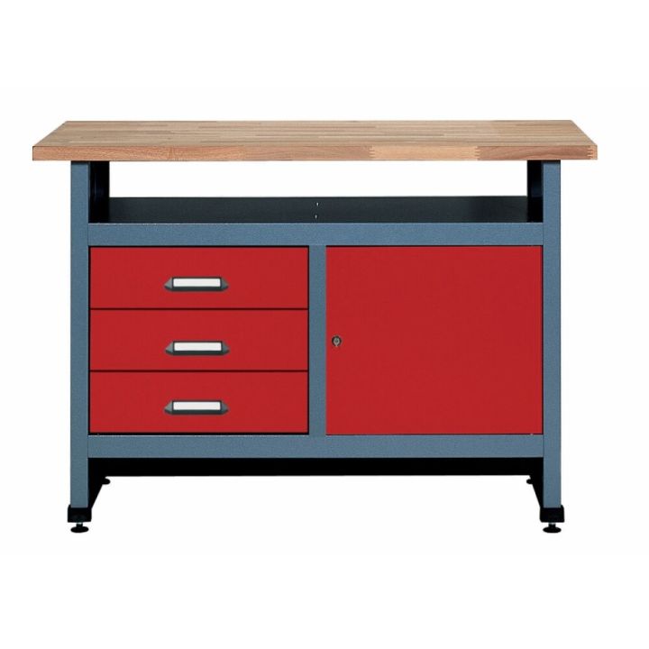 Töölaud Küpper 120 cm 3 sahtliga