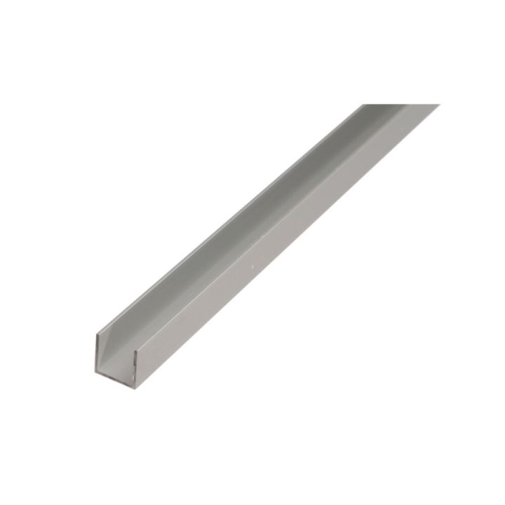 U-profiil alumiinium 8,6 x 12 x 2000 mm